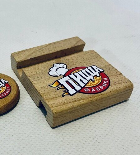 Держатель для телефона, подставка настольный двухсторонний "Брусок"