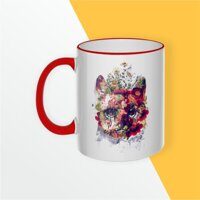 Кружка с цветными элементами 1